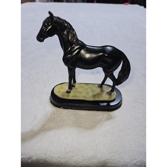 Home Decor Other - Black Horse Figurine Statue 4" Home Décor Collectible Decoration Sculpture Gift